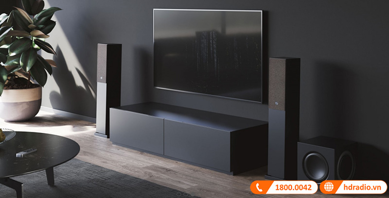 loa audio pro a36 co the ket noi voi loa sieu tram