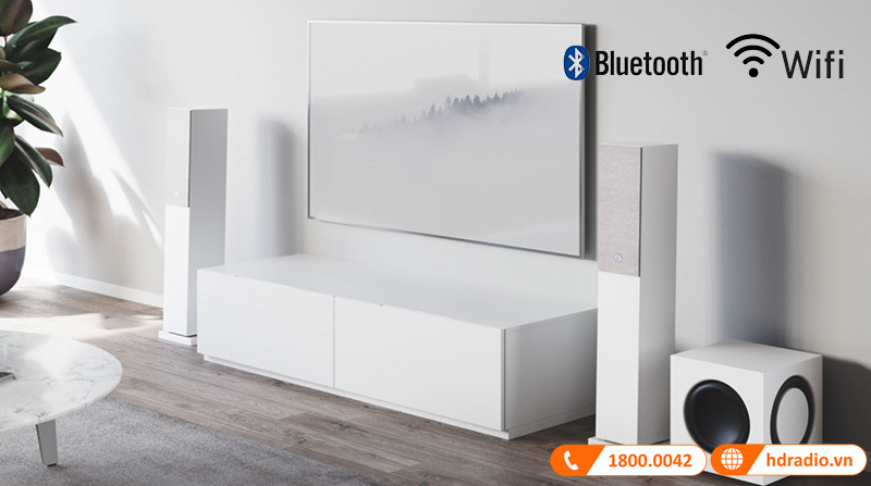 loa audio pro a36 ho tro ket noi da phong