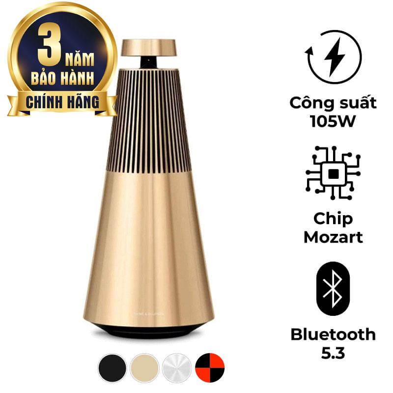 Loa B&O Beosound 2 Gen 3 Chính Hãng, Chip Mozart Mới, Công suất 105W, Bluetooth, Wifi, USB C TO AUX