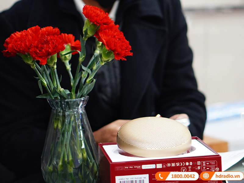 ảnh thực tế Loa B&O Beosound A1 Gen 2 phiên bản Lunar Red