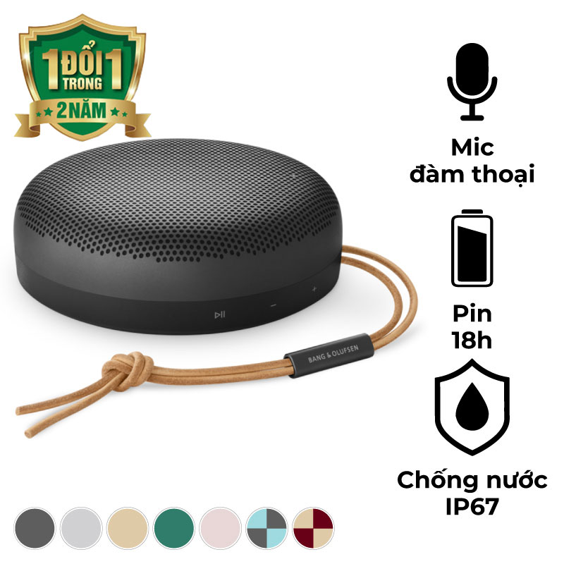 Loa B&O Beosound A1 Gen 2, Pin 18h, Công Suất 60W, IP67, Bluetooth, Micro thoại, Điều khiển giọng nói qua Alexa