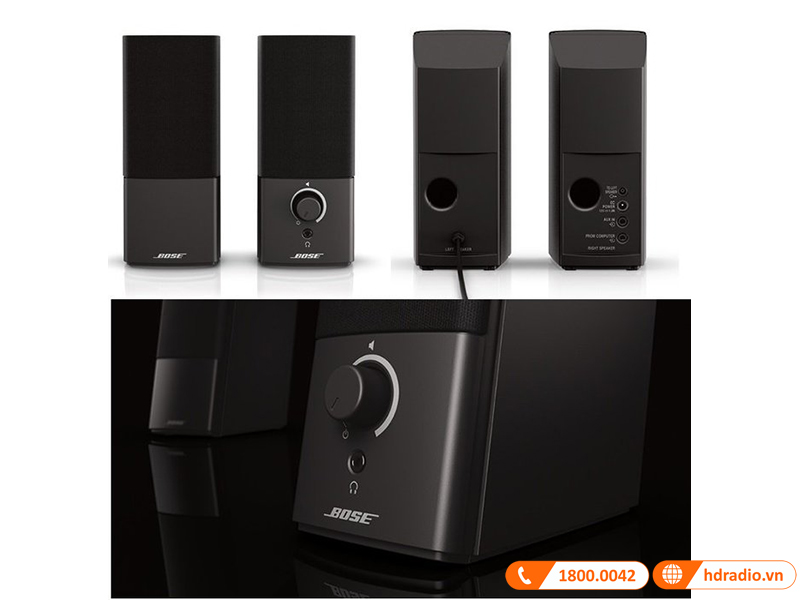 mat truoc va mat sau Loa Bose Companion 2 III