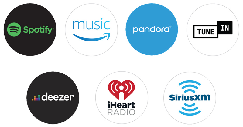 các kênh nhạc trực tuyến của Loa Bose Portable Home Speaker