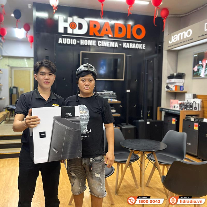 Loa Bose S1 Pro Plus, Pin 11 Giờ, Mixer 3 Kênh, Bluetooth, AUX, XLR, LCD, App Bose Music-24