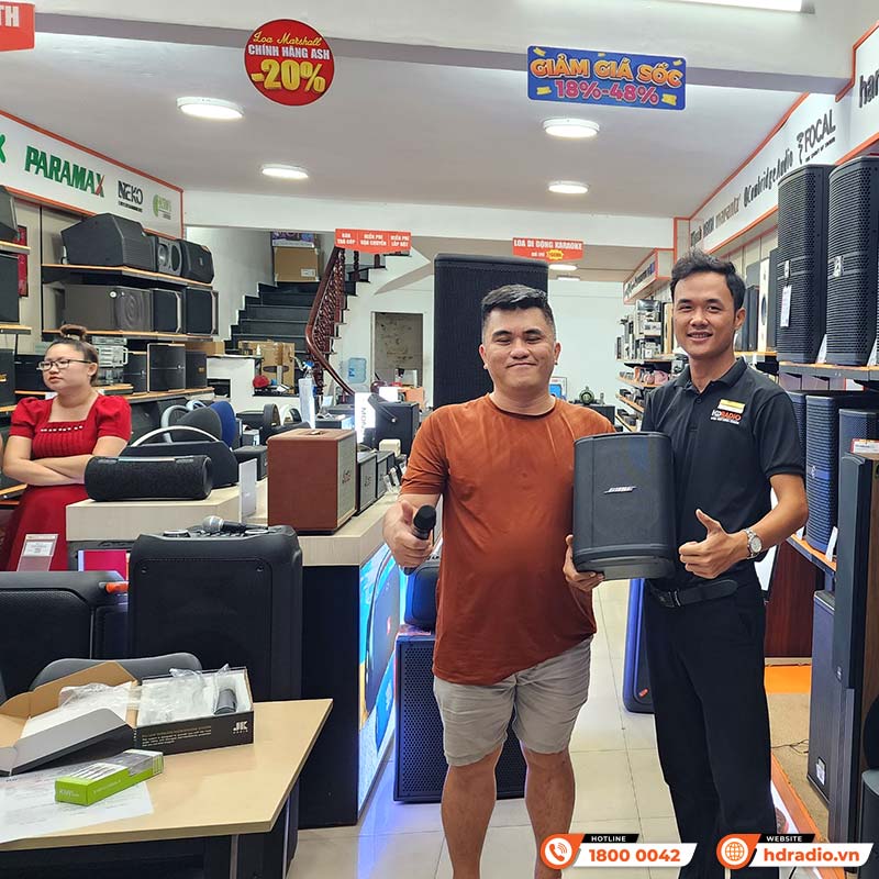 Loa Bose S1 Pro Plus, Pin 11 Giờ, Mixer 3 Kênh, Bluetooth, AUX, XLR, LCD, App Bose Music-23