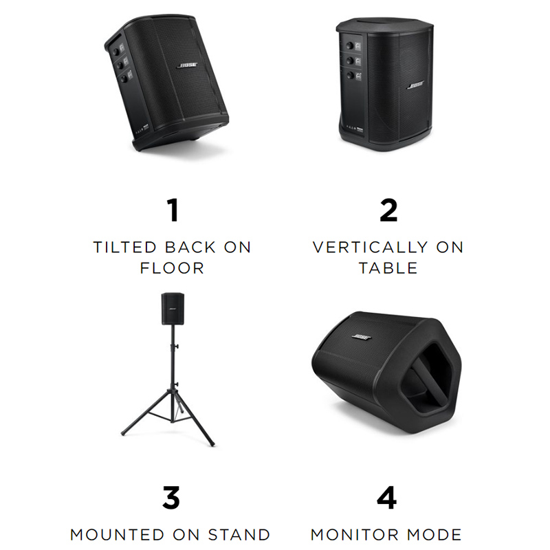 Loa Bose S1 Pro Plus, Pin 11 Giờ, Mixer 3 Kênh, Bluetooth, AUX, XLR, LCD, App Bose Music-2