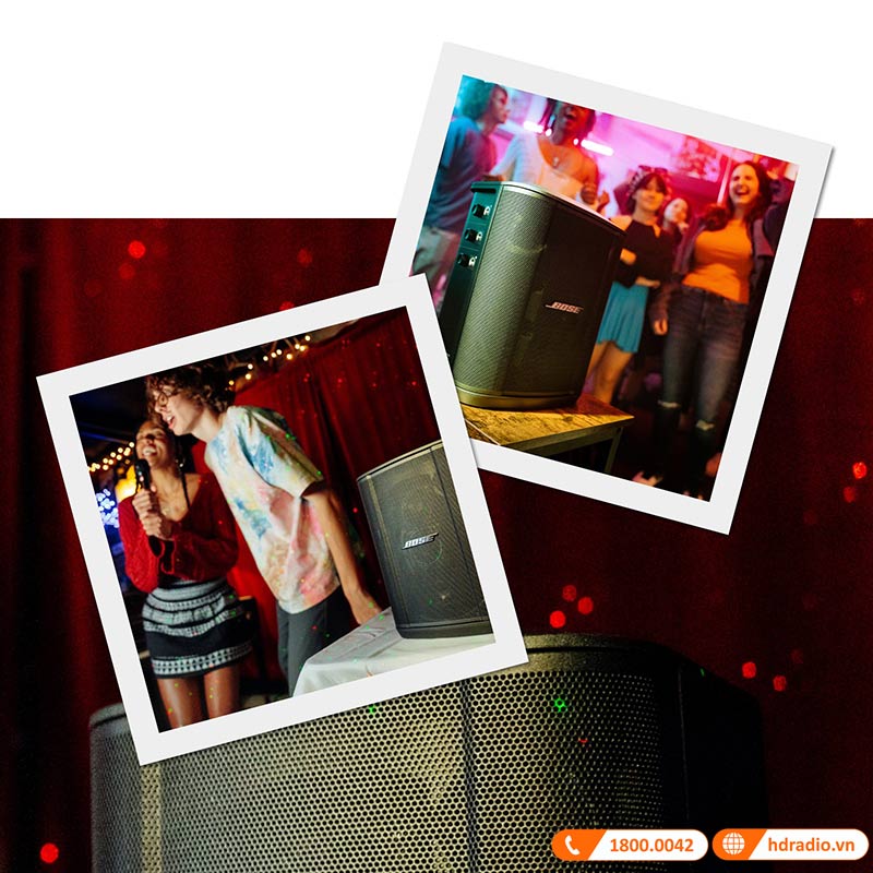 Loa Bose S1 Pro Plus, Pin 11 Giờ, Mixer 3 Kênh, Bluetooth, AUX, XLR, LCD, App Bose Music-14