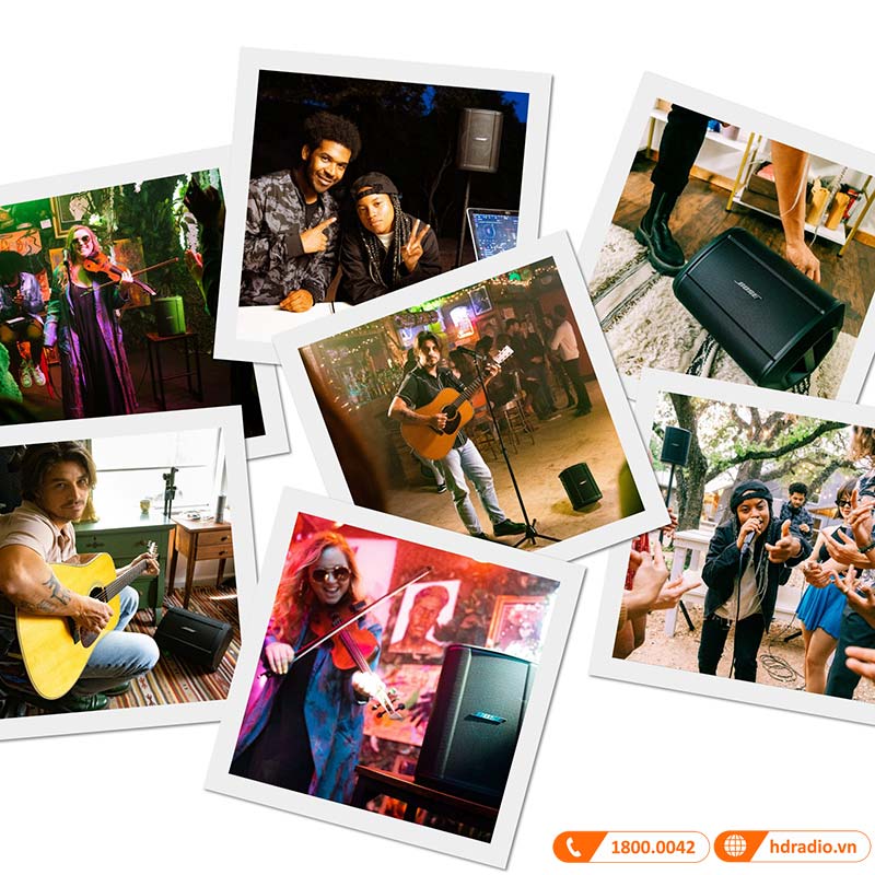 Loa Bose S1 Pro Plus, Pin 11 Giờ, Mixer 3 Kênh, Bluetooth, AUX, XLR, LCD, App Bose Music-13