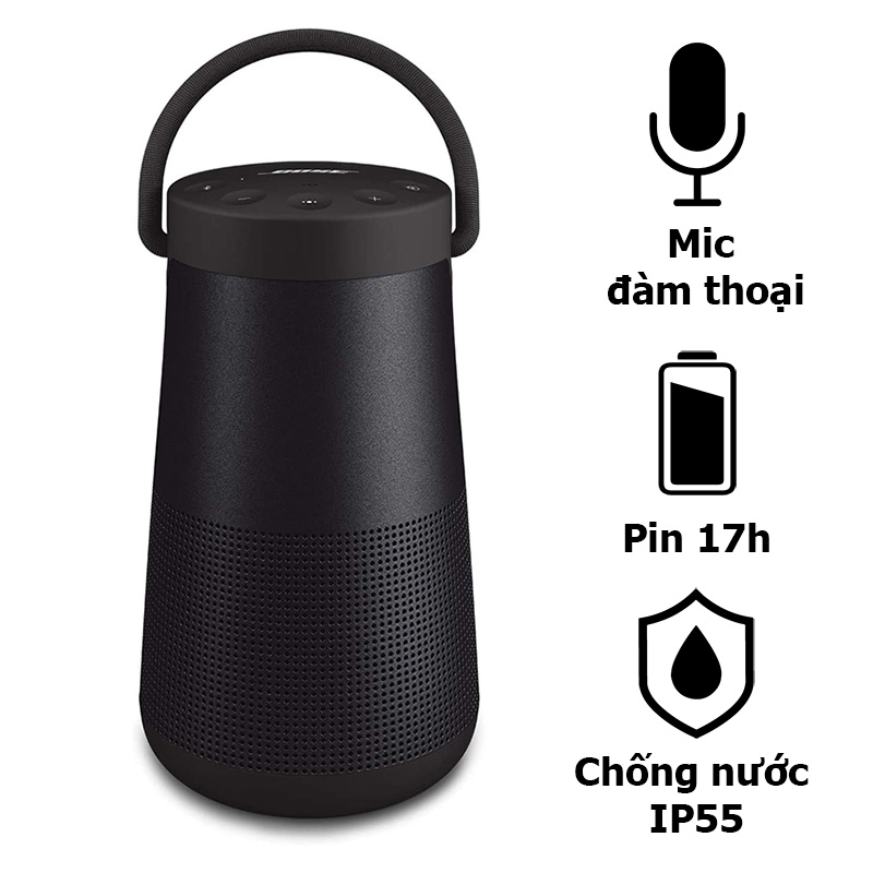 Loa Bose Soundlink Revolve Plus II (2) Chính Hãng, Pin 17h, Chống Nước IP55, Âm thanh 360 độ, Bluetooth, AUX