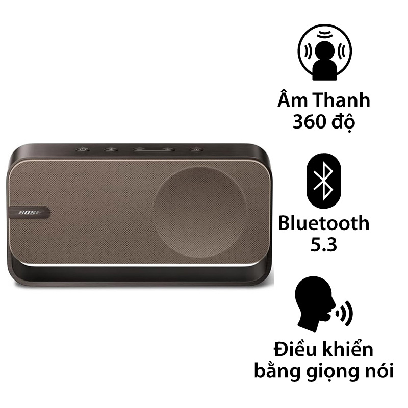 Loa Bose Soundlink Home, Bluetooth 5.3, Chống Nước IP55, Pin 9h, Âm Thanh 360 Độ, Mic đàm thoại, Trợ lý ảo Google Assistant