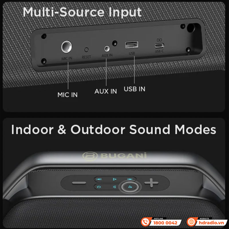 Loa Bugani Boost Max Portable