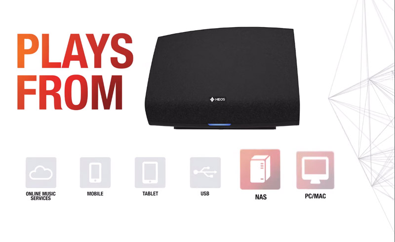 Loa Denon Heos 5 HS2 Ket noi da dang