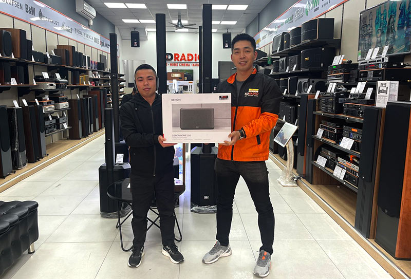 Khách hàng lựa chọn mua Loa bluetooth DENON Home 350 chính hãng tại HDRadio!