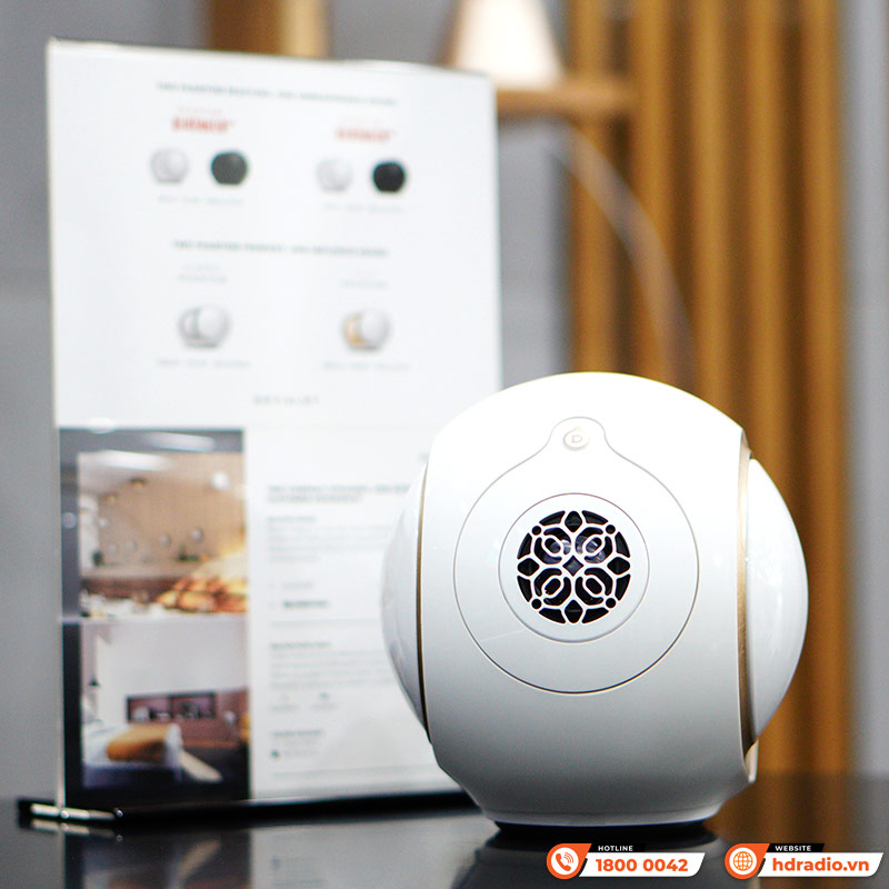 Loa DEVIALET Phantom II 98db Opera De Paris (Cánh Loa Mạ Vàng Moon Gold), 400W,  Bluetooth, Wifi, AirPlay, Optical-8