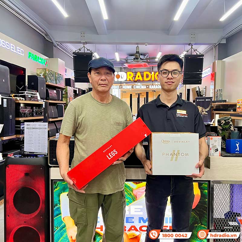 Loa DEVIALET Phantom II 98db Opera De Paris (Cánh Loa Mạ Vàng Moon Gold), 400W,  Bluetooth, Wifi, AirPlay, Optical-1