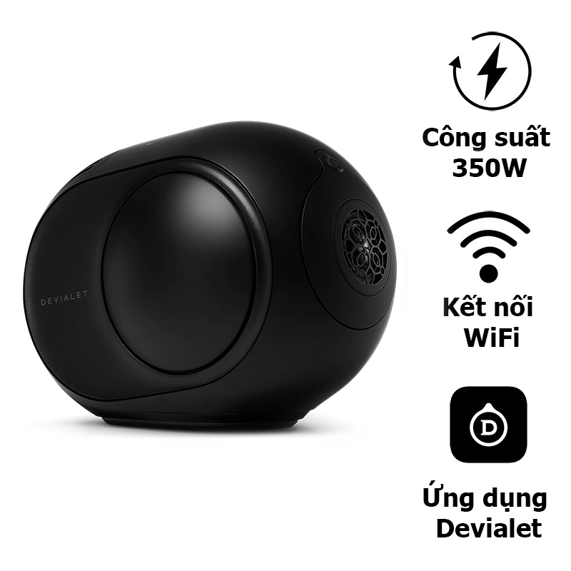 Loa DEVIALET Phantom II 95db, Công suất 350W, Bluetooth, Wifi, AirPlay, Spotify Connect, Optical