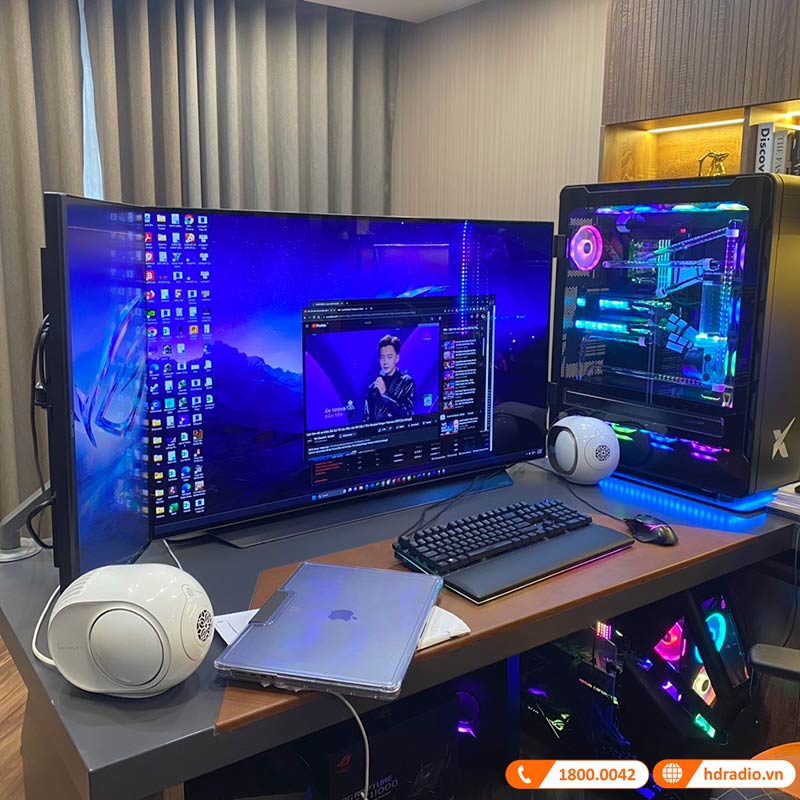 Loa Devialet Phantom II 98dB của anh Nam ở Quận Tân Bình, Hồ Chí Minh