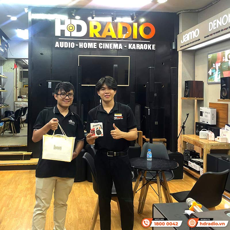 khach hang mua loa divoom ditoopro chinh hang tai hdradio