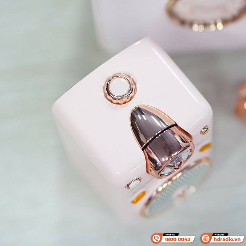 Loa Divoom Fairy-Ok, Công suất 10W, Pin 6h, Bluetooth 5.0, FM radio, kèm 1 micro-10