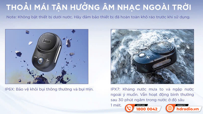 IP67 Loa Divoom Itour-S