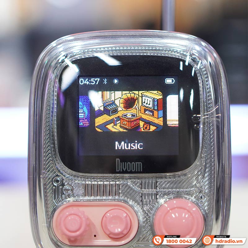 Loa Divoom Tiivoo-2, Màn hình LED, Đài FM, Bluetooth 5.3, Ứng dụng Divoom-3