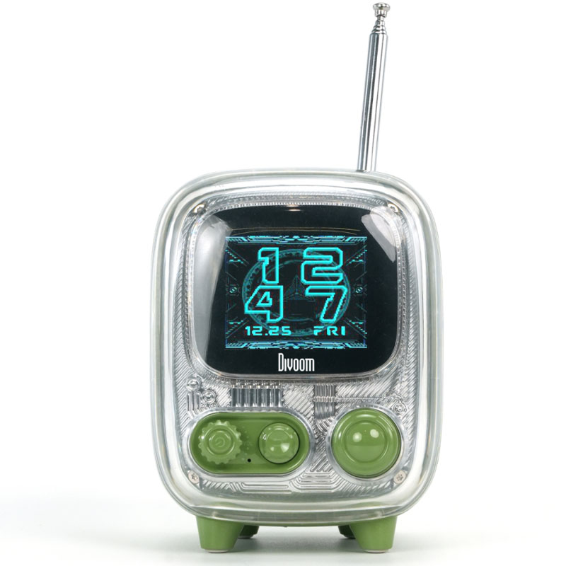 Loa Divoom Tiivoo-2, Màn hình LED, Đài FM, Bluetooth 5.3, Ứng dụng Divoom