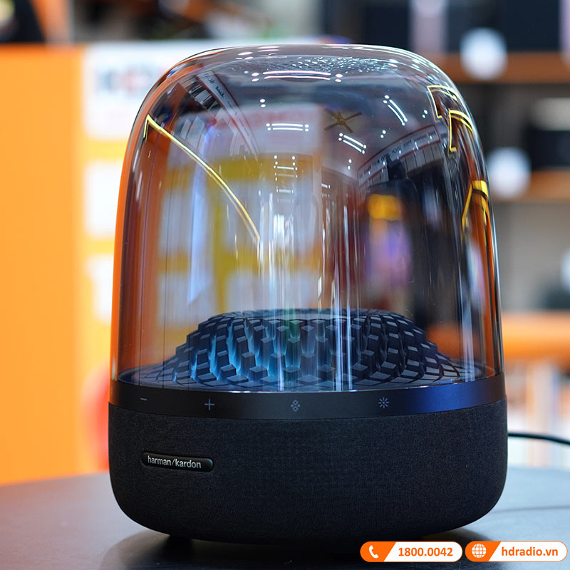 Loa Harman Kardon Aura Studio 4 (IV) Chính Hãng, Công Suất 130W, LED Mới Cực Đẹp, Bluetooth, AUX-4