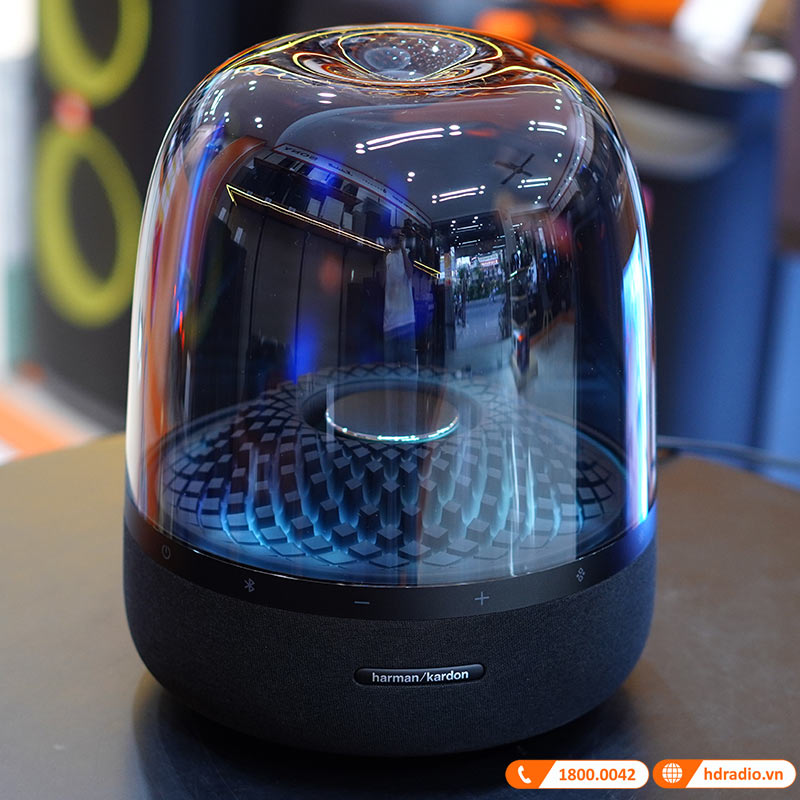 Loa Harman Kardon Aura Studio 4 (IV) Chính Hãng, Công Suất 130W, LED Mới Cực Đẹp, Bluetooth, AUX-5