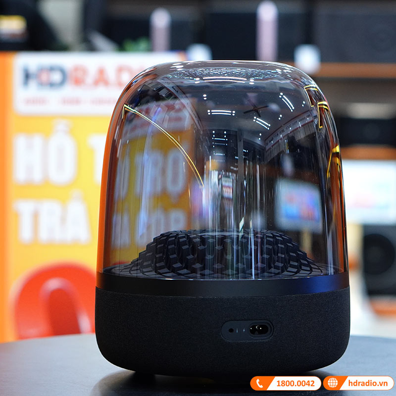 Loa Harman Kardon Aura Studio 4 (IV) Chính Hãng, Công Suất 130W, LED Mới Cực Đẹp, Bluetooth, AUX-12