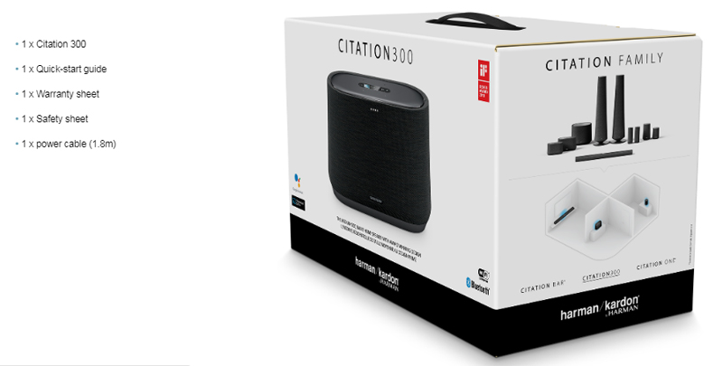 hộp loa H/K Citation 300