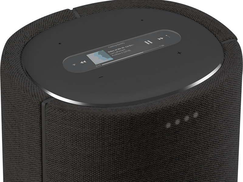 bảng điều khiển cảm ứng trên loa Harman Kardon citation Tower