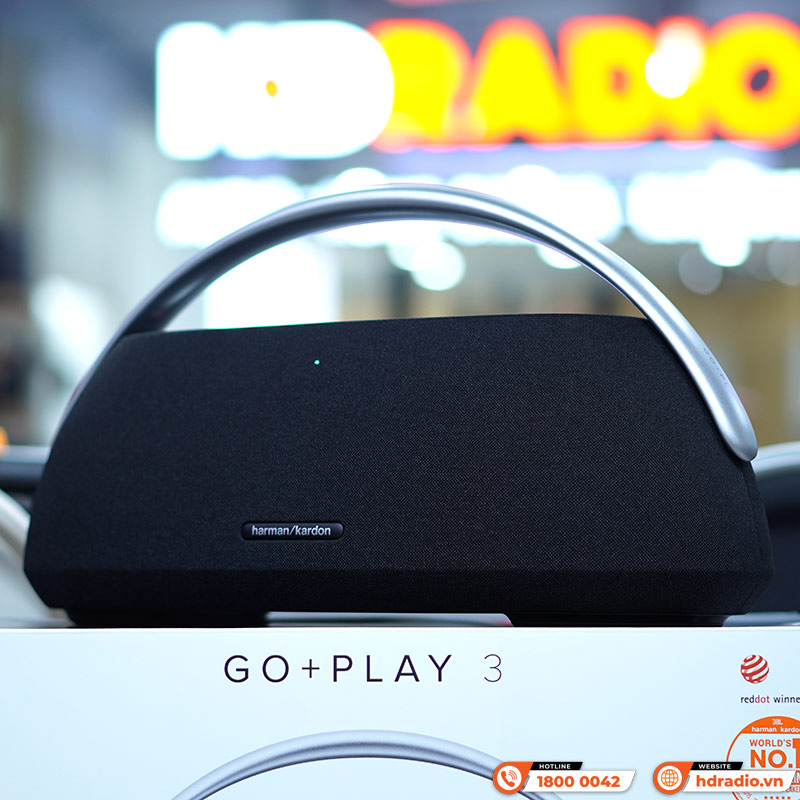 Loa Harman Kardon Go Play 3 Chính Hãng, Công suất 160W, Pin 8h, Bluetooth 5.2, AUX, Mic thoại, Auto Self Tuning-15