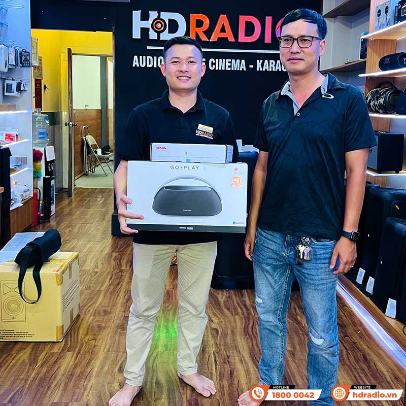 Loa Harman Kardon Go Play 3 Chính Hãng, Công suất 160W, Pin 8h, Bluetooth 5.2, AUX, Mic thoại, Auto Self Tuning-22