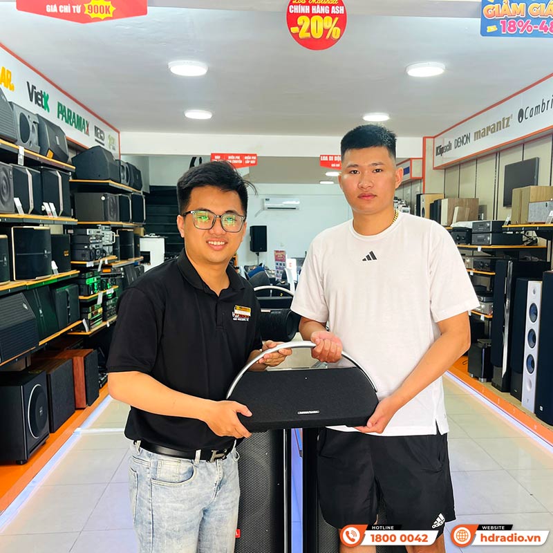 Loa Harman Kardon Go Play 3 Chính Hãng, Công suất 160W, Pin 8h, Bluetooth 5.2, AUX, Mic thoại, Auto Self Tuning-23