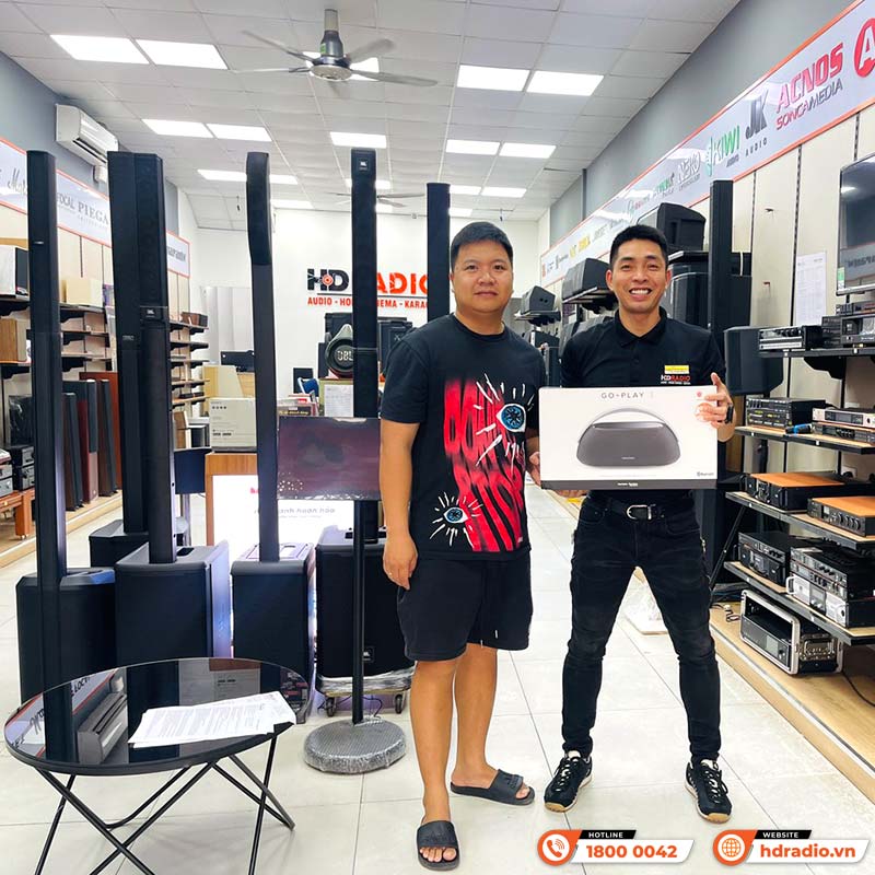 Loa Harman Kardon Go Play 3 Chính Hãng, Công suất 160W, Pin 8h, Bluetooth 5.2, AUX, Mic thoại, Auto Self Tuning-25