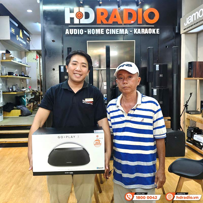 Loa Harman Kardon Go Play 3 Chính Hãng, Công suất 160W, Pin 8h, Bluetooth 5.2, AUX, Mic thoại, Auto Self Tuning-29