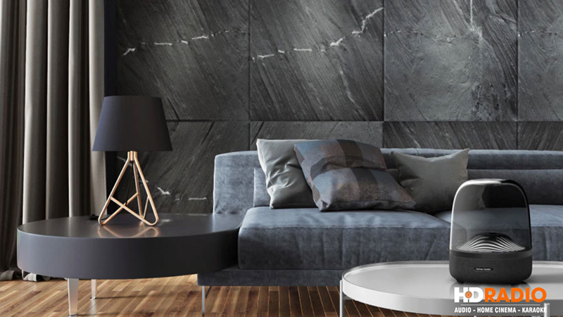 loa Harman Kardon Aura Studio 3 sử dụng ở phòng khách