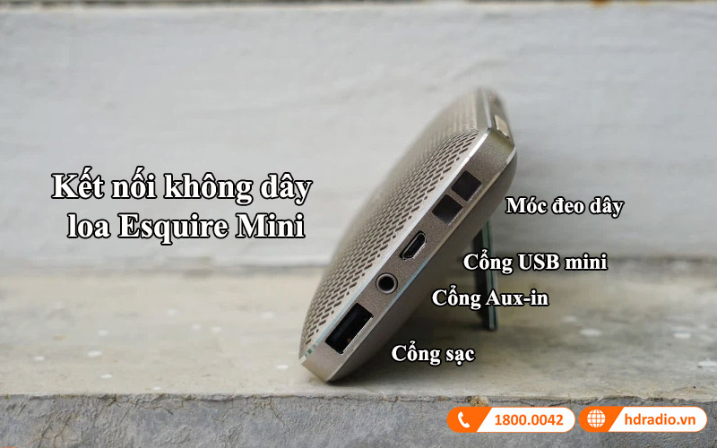 ket noi khong day loa harman esquire mini