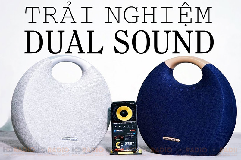 Loa Harman Kardon Onyx Studio 5 có kết nối Dual Sound