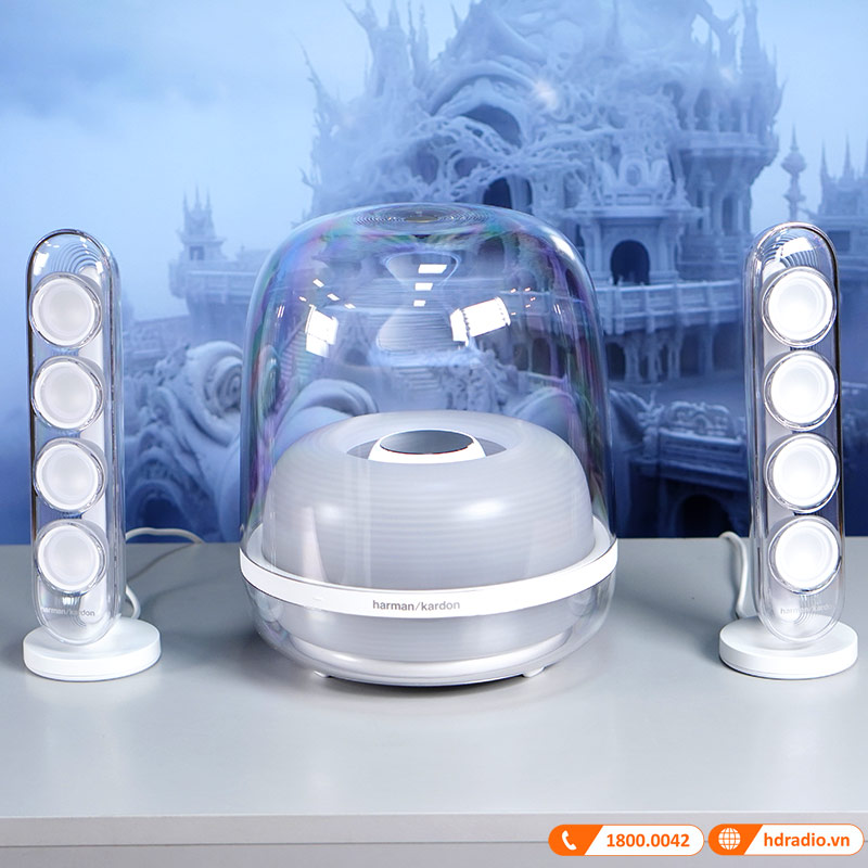 Loa Harman Kardon Soundsticks 4 (IV), Công Suất 140W, Âm thanh 2.1, Bluetooth, AUX-7