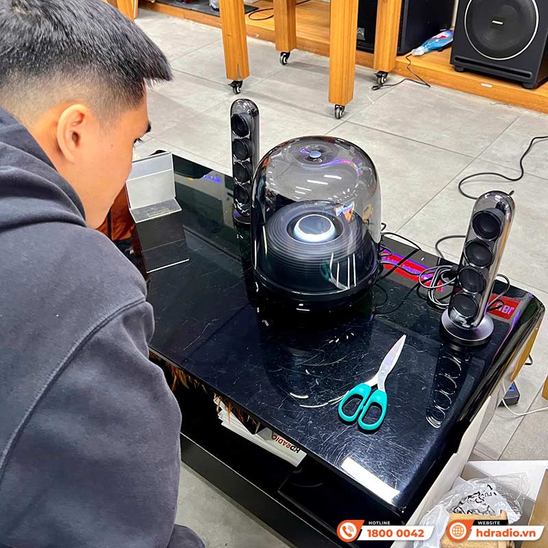 loa Harman Kardon SoundSticks 4 sử dụng làm loa vi tính