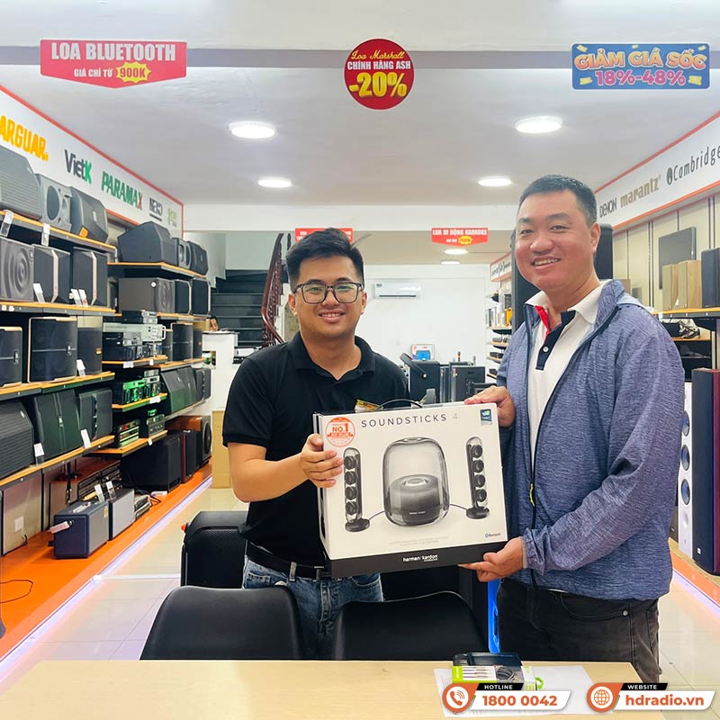 Loa Harman Kardon Soundsticks 4 (IV), Công Suất 140W, Âm thanh 2.1, Bluetooth, AUX-22