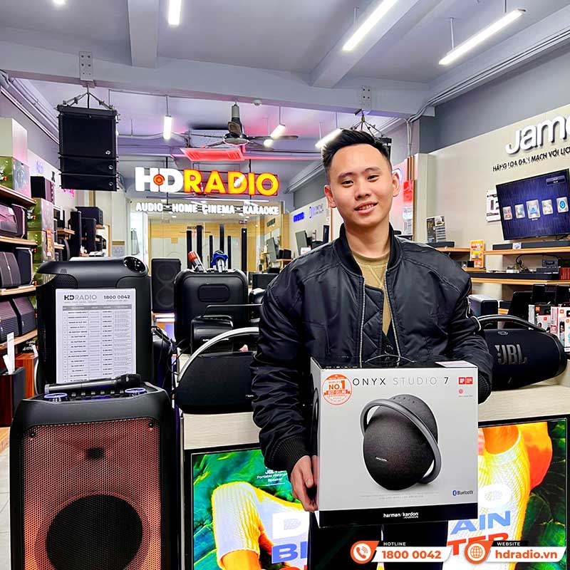 Loa Harman Kardon Onyx Studio 7, Pin 8h, Bluetooth, AUX, Công Suất 50W, Wireless Dual Sound-11