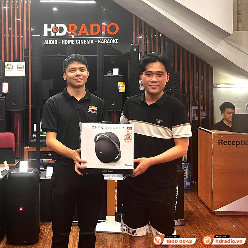 Loa Harman Kardon Onyx Studio 7, Pin 8h, Bluetooth, AUX, Công Suất 50W, Wireless Dual Sound-8