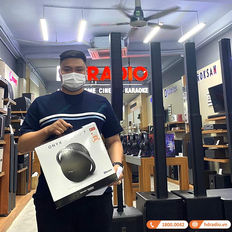 Loa Harman Kardon Onyx Studio 7, Pin 8h, Bluetooth, AUX, Công Suất 50W, Wireless Dual Sound-5