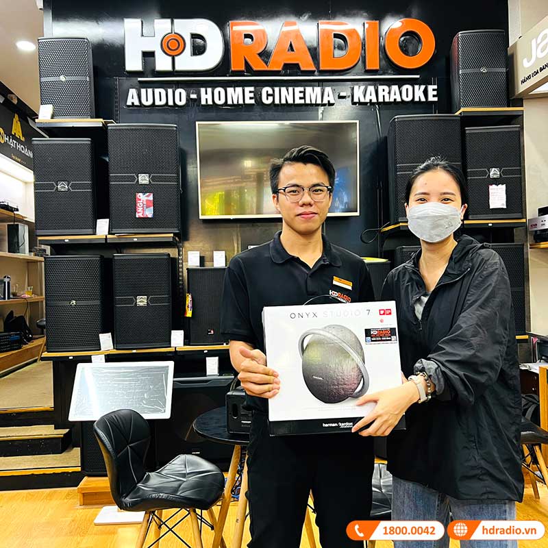 Loa Harman Kardon Onyx Studio 7, Pin 8h, Bluetooth, AUX, Công Suất 50W, Wireless Dual Sound-2