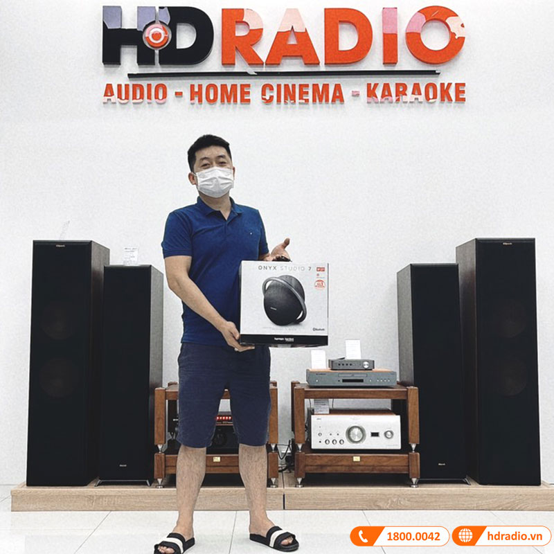 Loa Harman Kardon Onyx Studio 7, Pin 8h, Bluetooth, AUX, Công Suất 50W, Wireless Dual Sound-6