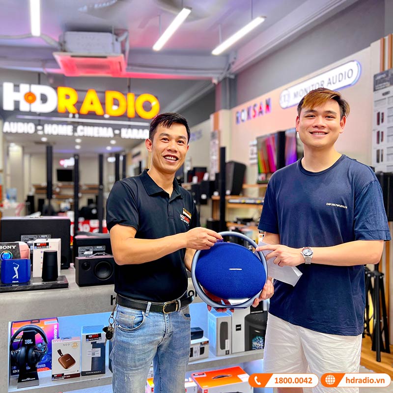 Loa Harman Kardon Onyx Studio 8, Pin 8h, Công Suất 50W, Bluetooth 5.2, AUX, Có Micro-3