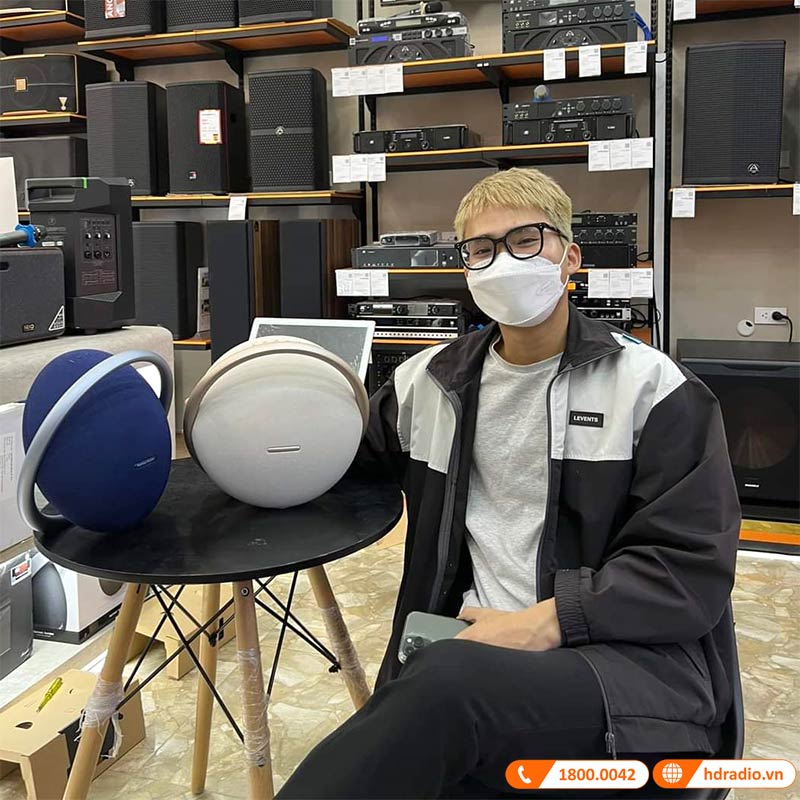 Loa Harman Kardon Onyx Studio 8, Pin 8h, Công Suất 50W, Bluetooth 5.2, AUX, Có Micro-4