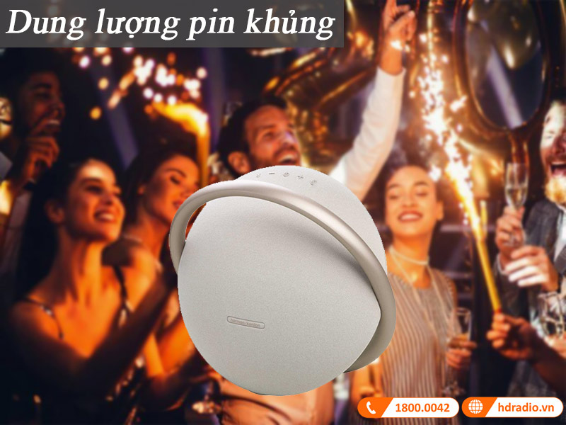 loa Harman Kardon Onyx Studio 8 có pin bền bỉ